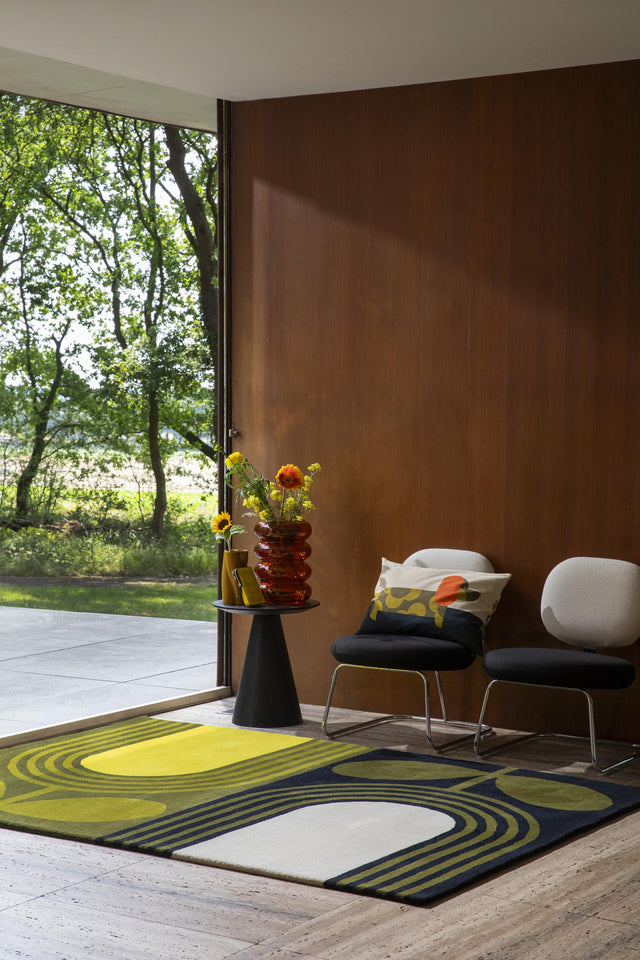 Brink & Campman Striped Tulip OR  Seagrass 5'3 x 7'6 Rug