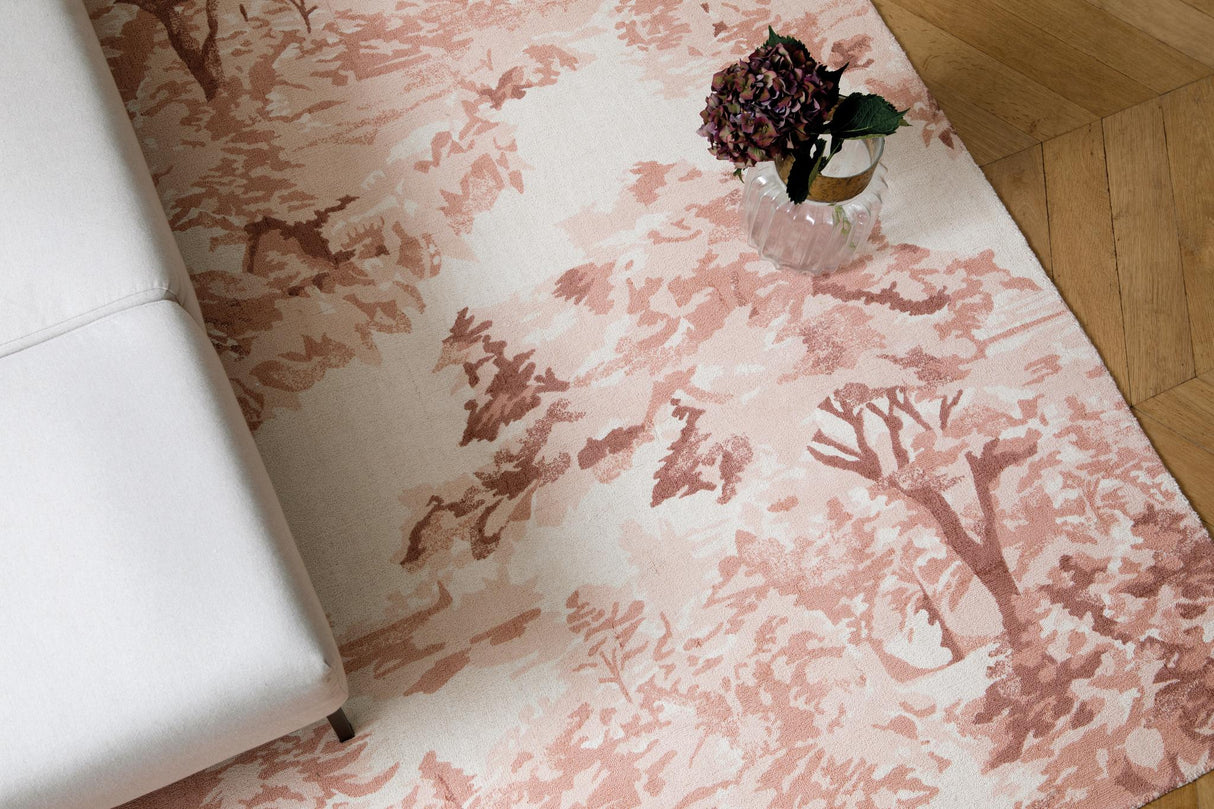 Brink & Campman Landscape TB  Toile-Light Pink 6'7 x 9'2 Rug
