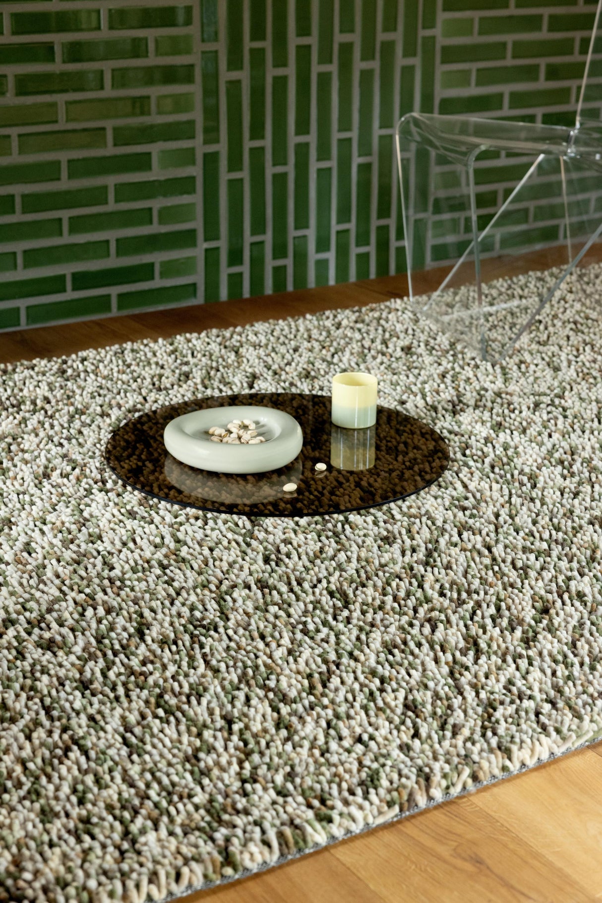 Brink & Campman Dots Moss 4'7 x 6'7 Rug