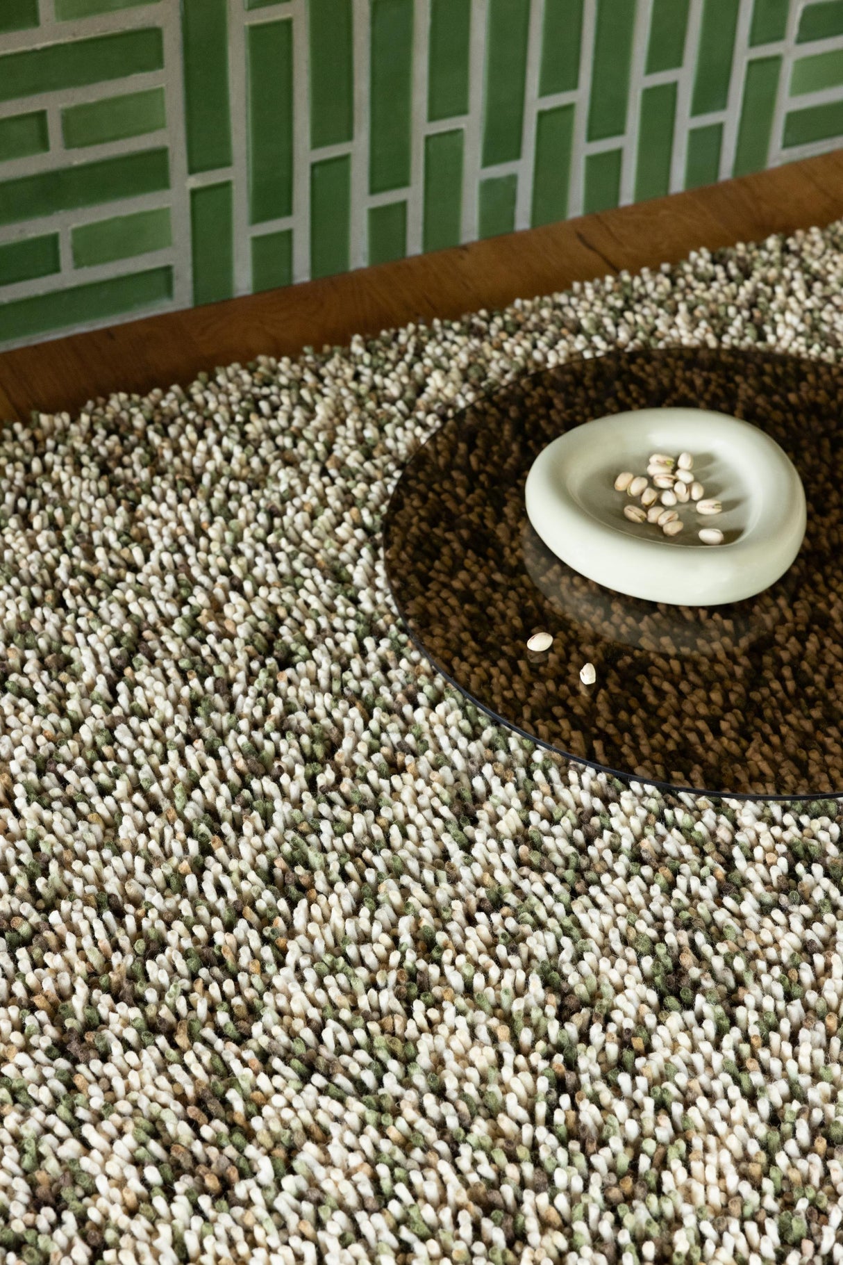Brink & Campman Dots Moss 4'7 x 6'7 Rug