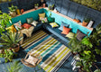 Brink & Campman In-Outdoor SCI Rivi-Kiwi outdoor 5'3 x 7'6 Rug