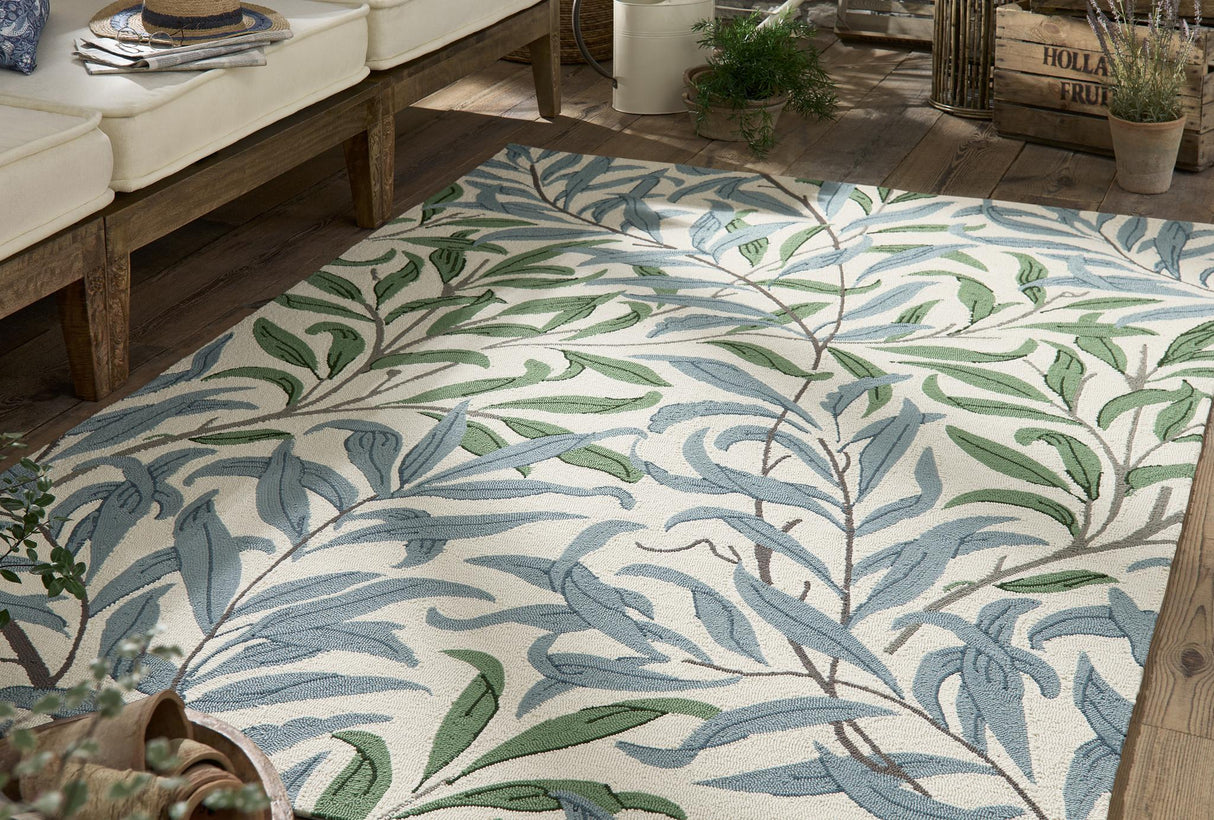 Brink & Campman In-Outdoor MOR Willow Boughs-Leafy Arbour outdoor 6'7 x 9'2 Rug