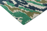 Brink & Campman In-Outdoor HAR Ixora-Emerald/Palm/Chartreuse outdoor 5'3 x 7'6 Rug