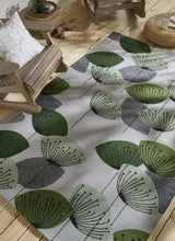 Brink & Campman In-Outdoor SAN Dandelion Clocks-Botanical Green outdoor 5'3 x 7'6 Rug