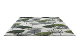 Brink & Campman In-Outdoor SAN Dandelion Clocks-Botanical Green outdoor 5'3 x 7'6 Rug
