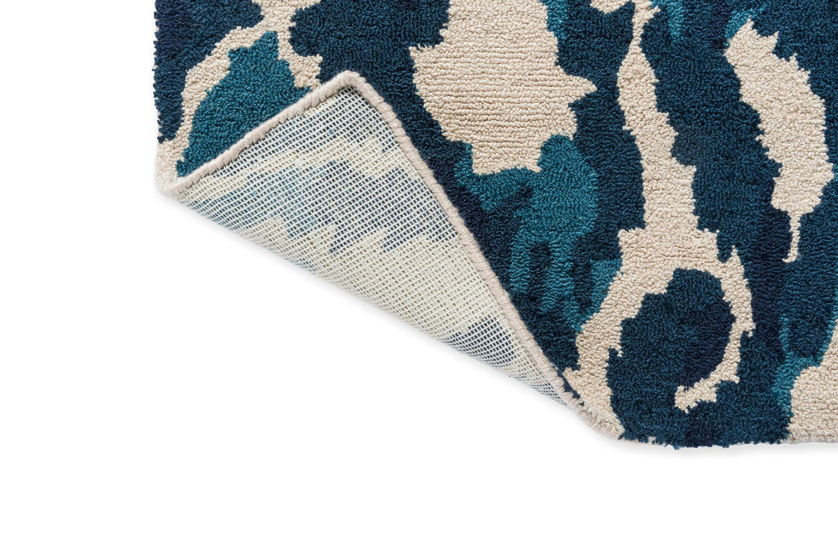 Brink & Campman In-Outdoor SAN Kasuri-Indigo outdoor 4'7 x 6'7 Rug