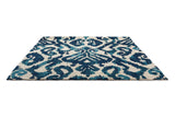 Brink & Campman In-Outdoor SAN Kasuri-Indigo outdoor 5'3 x 7'6 Rug