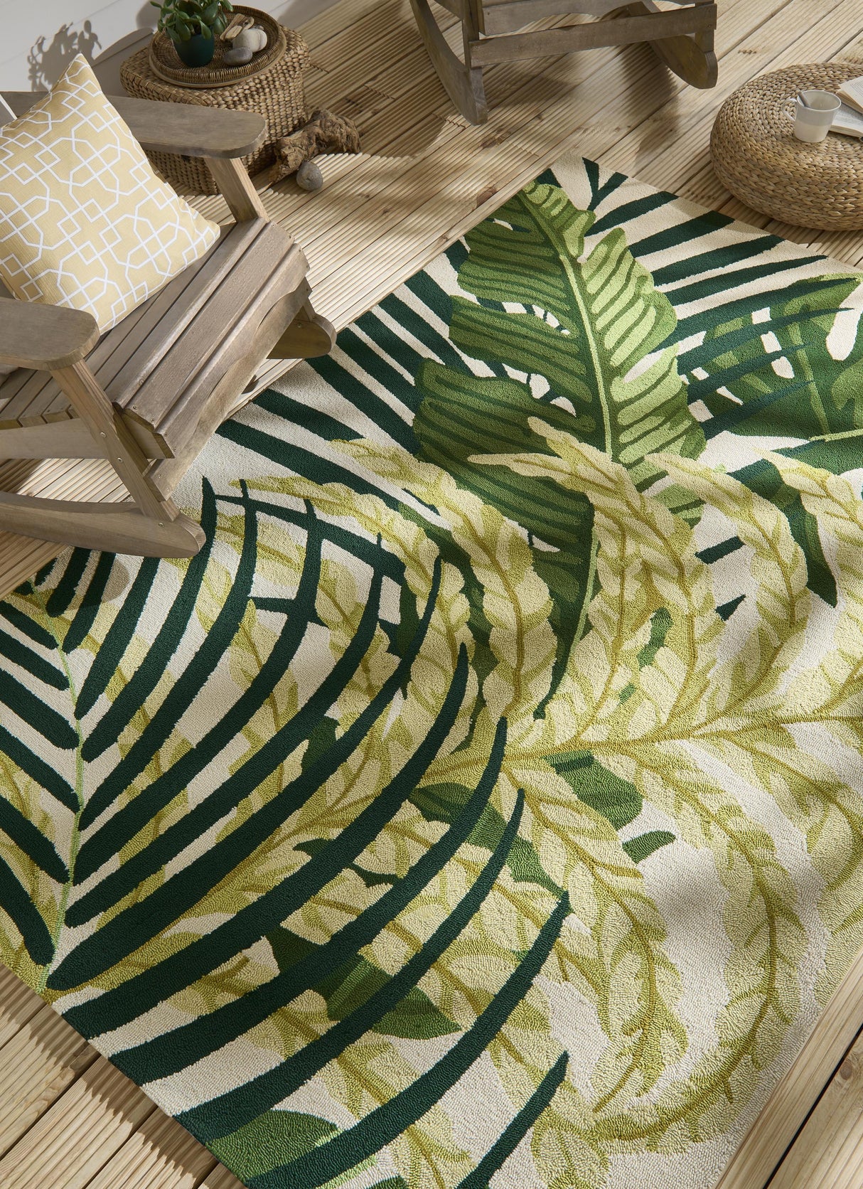 Brink & Campman In-Outdoor SAN Manila-Artichoke outdoor 5'3 x 7'6 Rug