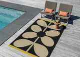 Brink & Campman In-Outdoor OR Giant Sixties Stem-Noir 6'7 x 9'2 Rug
