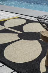 Brink & Campman In-Outdoor OR Giant Sixties Stem-Noir 8'2 x 11'6 Rug