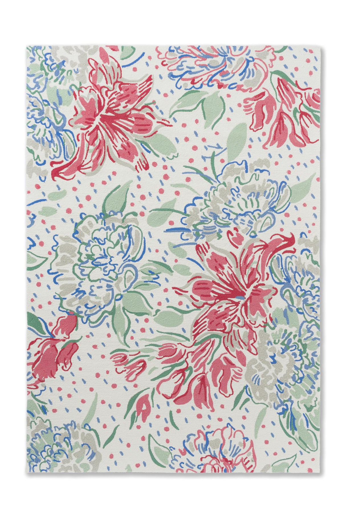 Brink & Campman Lilith LA  Poppy Red 5'3 x 7'6 Rug