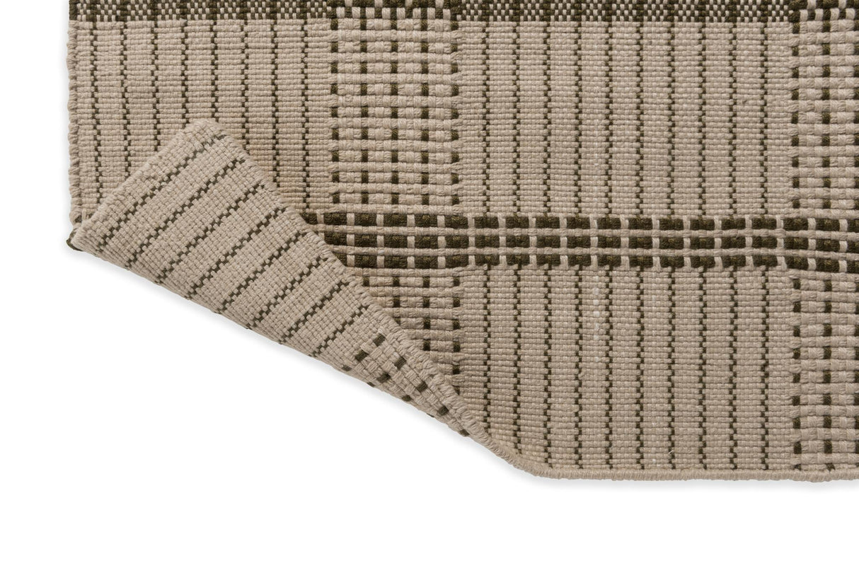 Brink & Campman Zona Olive Stitch 5'3 x 7'6 Rug