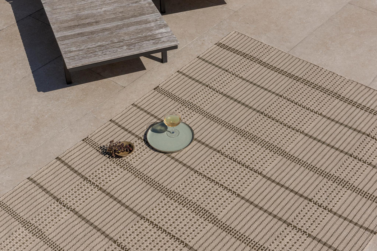 Brink & Campman Zona Olive Stitch 5'3 x 7'6 Rug