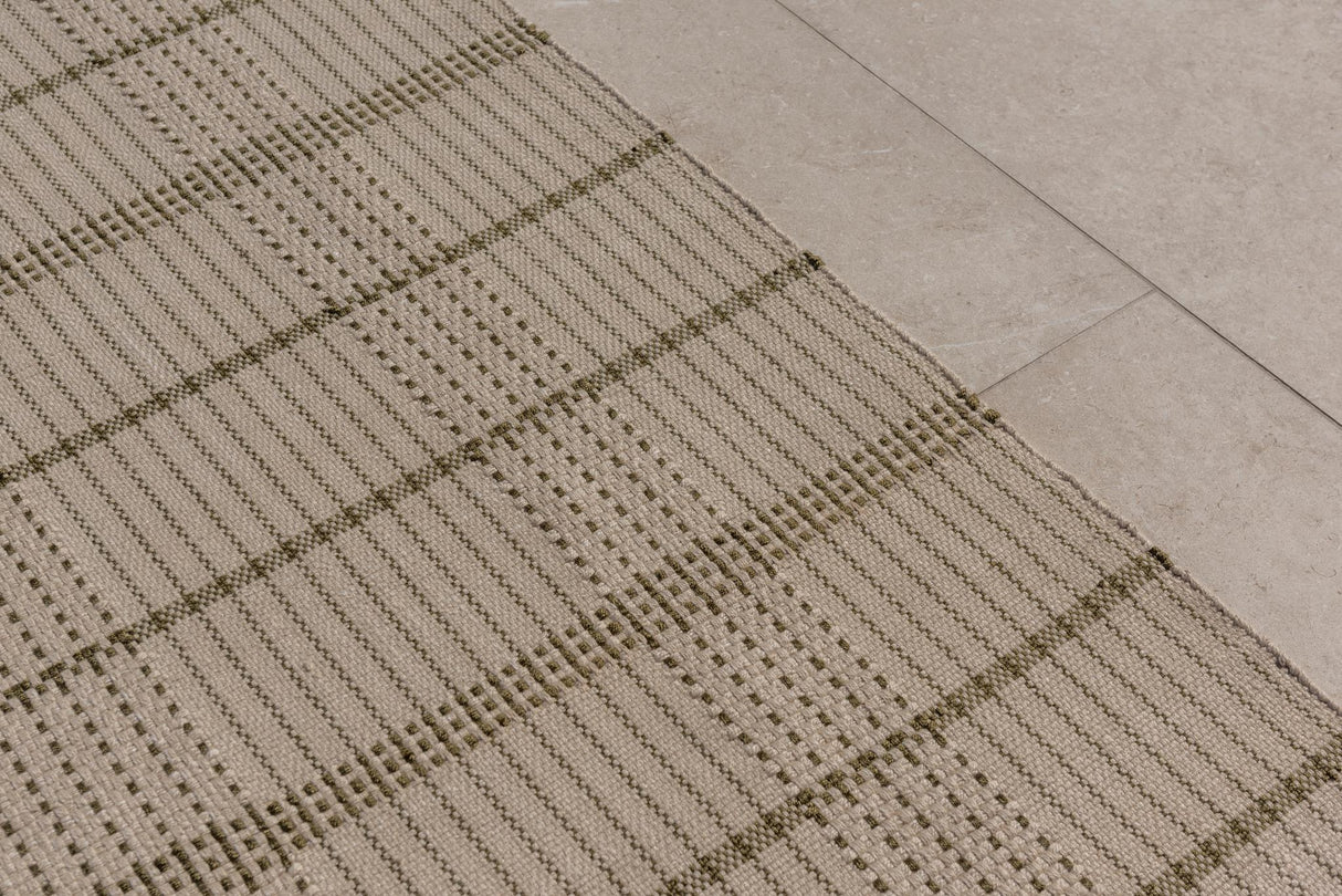 Brink & Campman Zona Olive Stitch 5'3 x 7'6 Rug