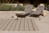 Brink & Campman Zona Olive Stitch 4'7 x 6'7 Rug