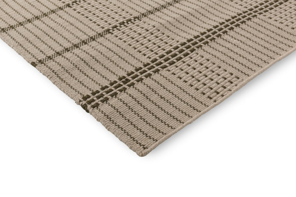 Brink & Campman Zona Olive Stitch 4'7 x 6'7 Rug