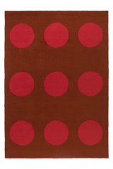 Brink & Campman Habitat Festival Dots Red 8'2 x 11'6 Rug