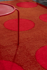 Brink & Campman Habitat Festival Dots Red 8'2 x 11'6 Rug