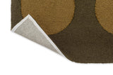 Brink & Campman Habitat Festival Dots Olive Green 5'3 x 7'6 Rug