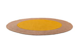 Brink & Campman Habitat Festival Round Yellow 0' x 0' Rug