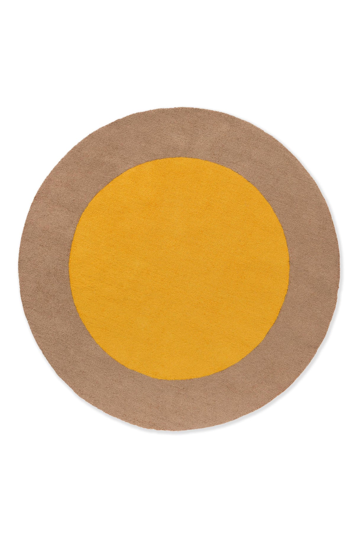 Brink & Campman Habitat Festival Round Yellow 6'7 x 0' Rug