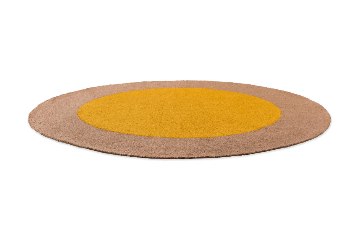Brink & Campman Habitat Festival Round Yellow 6'7 x 0' Rug