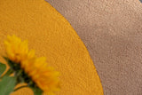 Brink & Campman Habitat Festival Round Yellow 6'7 x 0' Rug