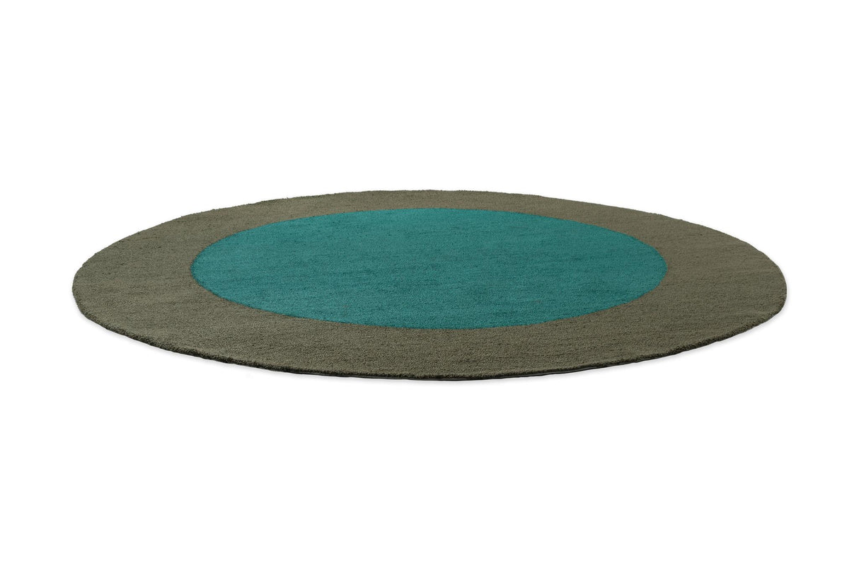 Brink & Campman Habitat Festival Round Aqua 6'7 x 0' Rug