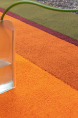 Brink & Campman Habitat Festival Stripe Orange 6'7 x 9'2 Rug