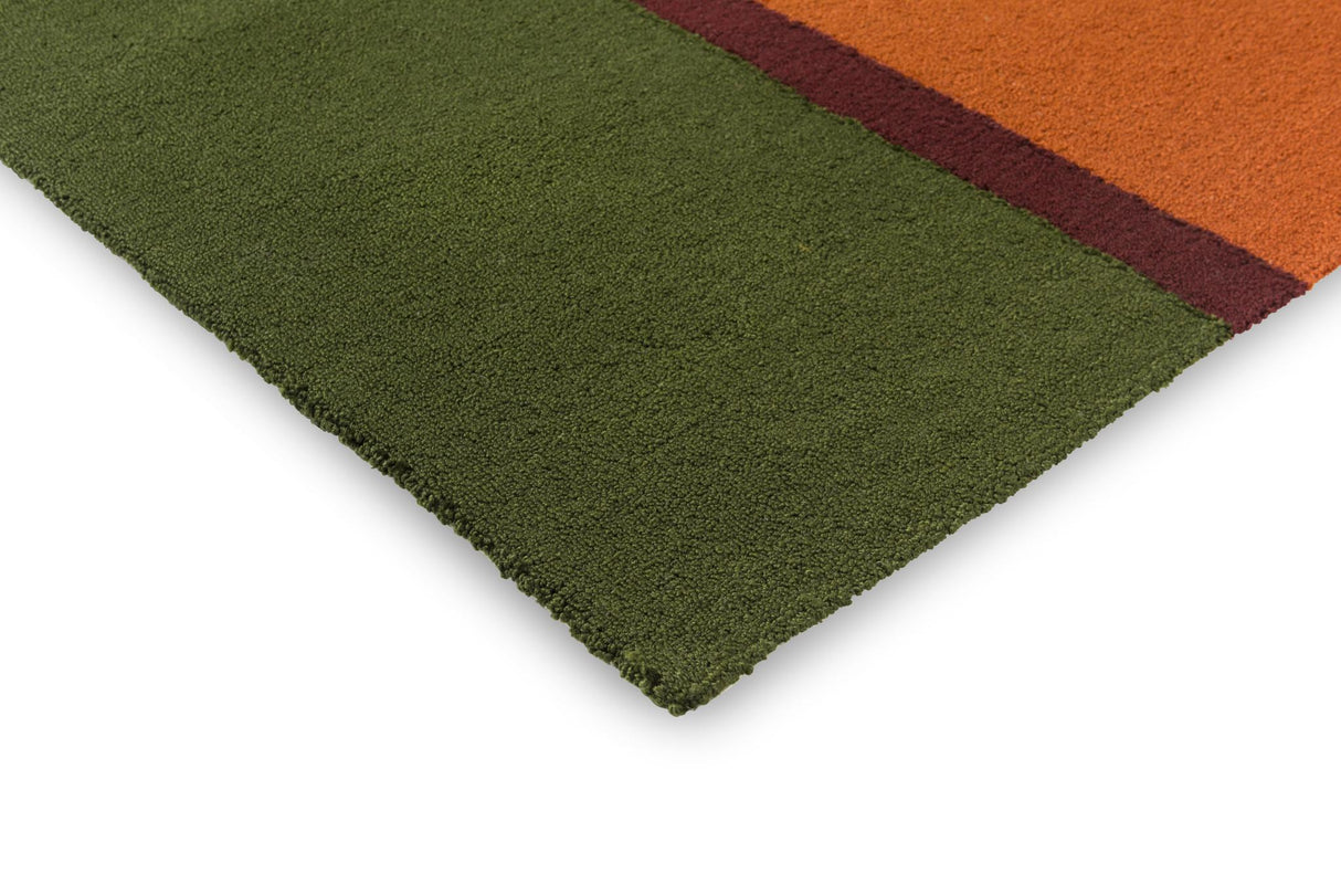 Brink & Campman Habitat Festival Stripe Orange 6'7 x 9'2 Rug