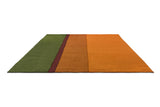Brink & Campman Habitat Festival Stripe Orange 6'7 x 9'2 Rug