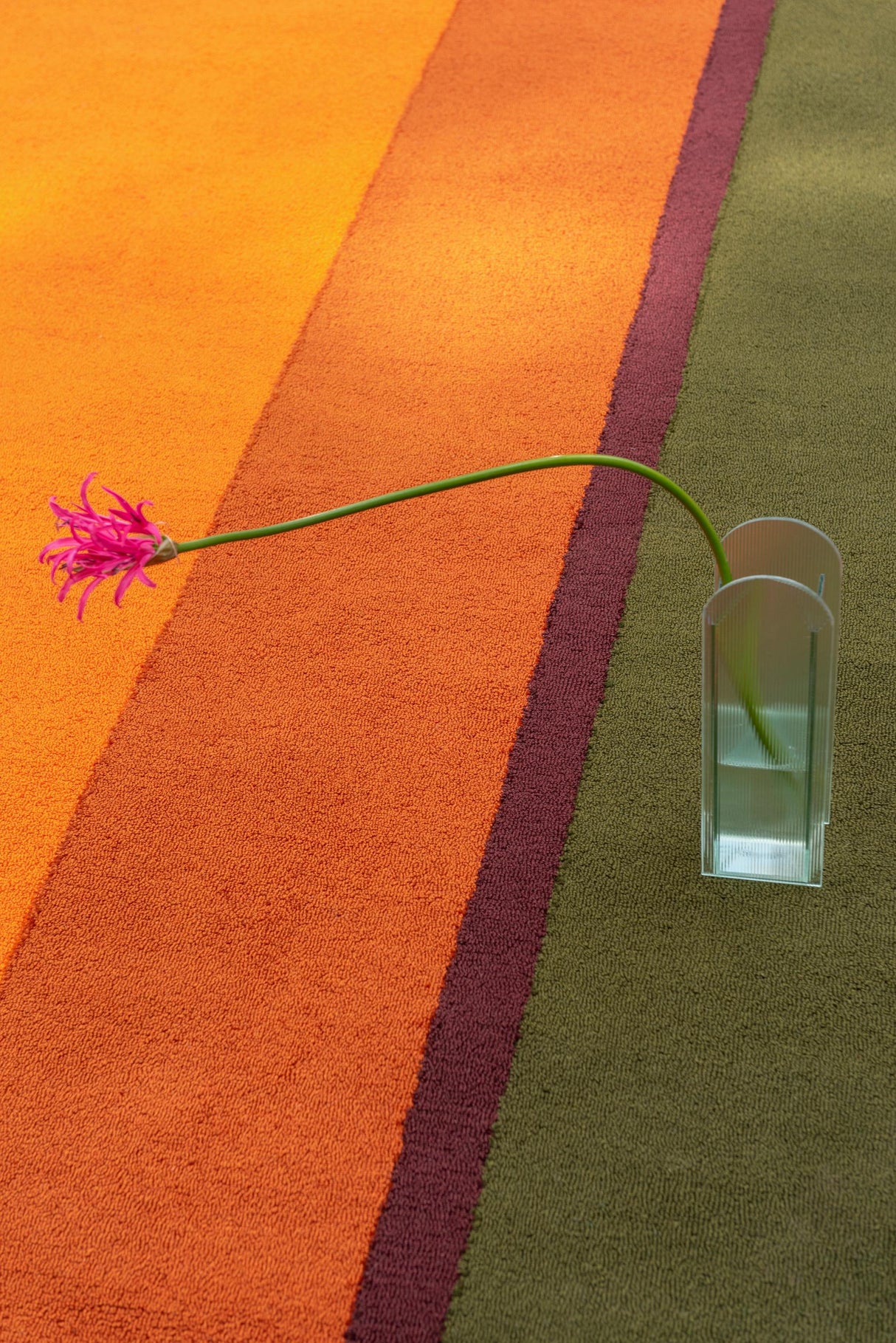 Brink & Campman Habitat Festival Stripe Orange 8'2 x 11'6 Rug