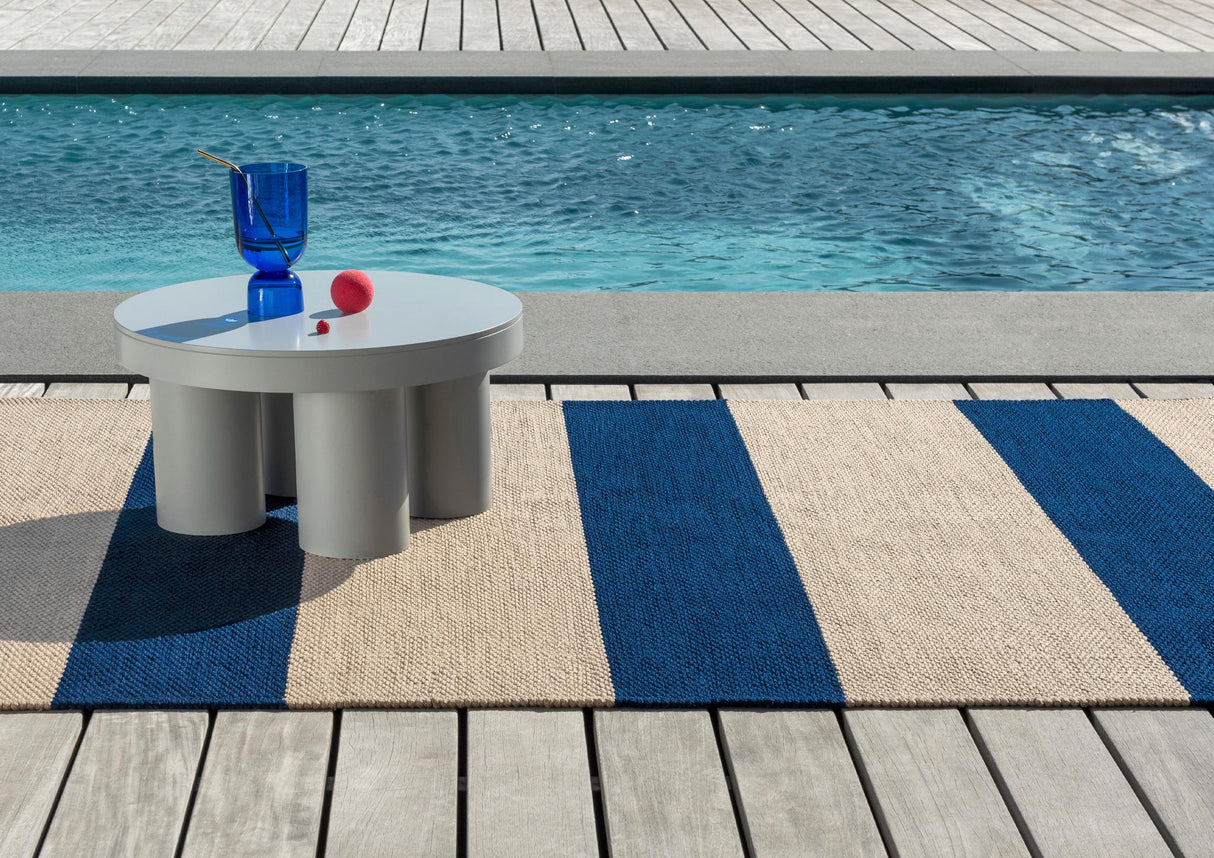 Brink & Campman Deck Electric Blue 6'7 x 9'2 Rug