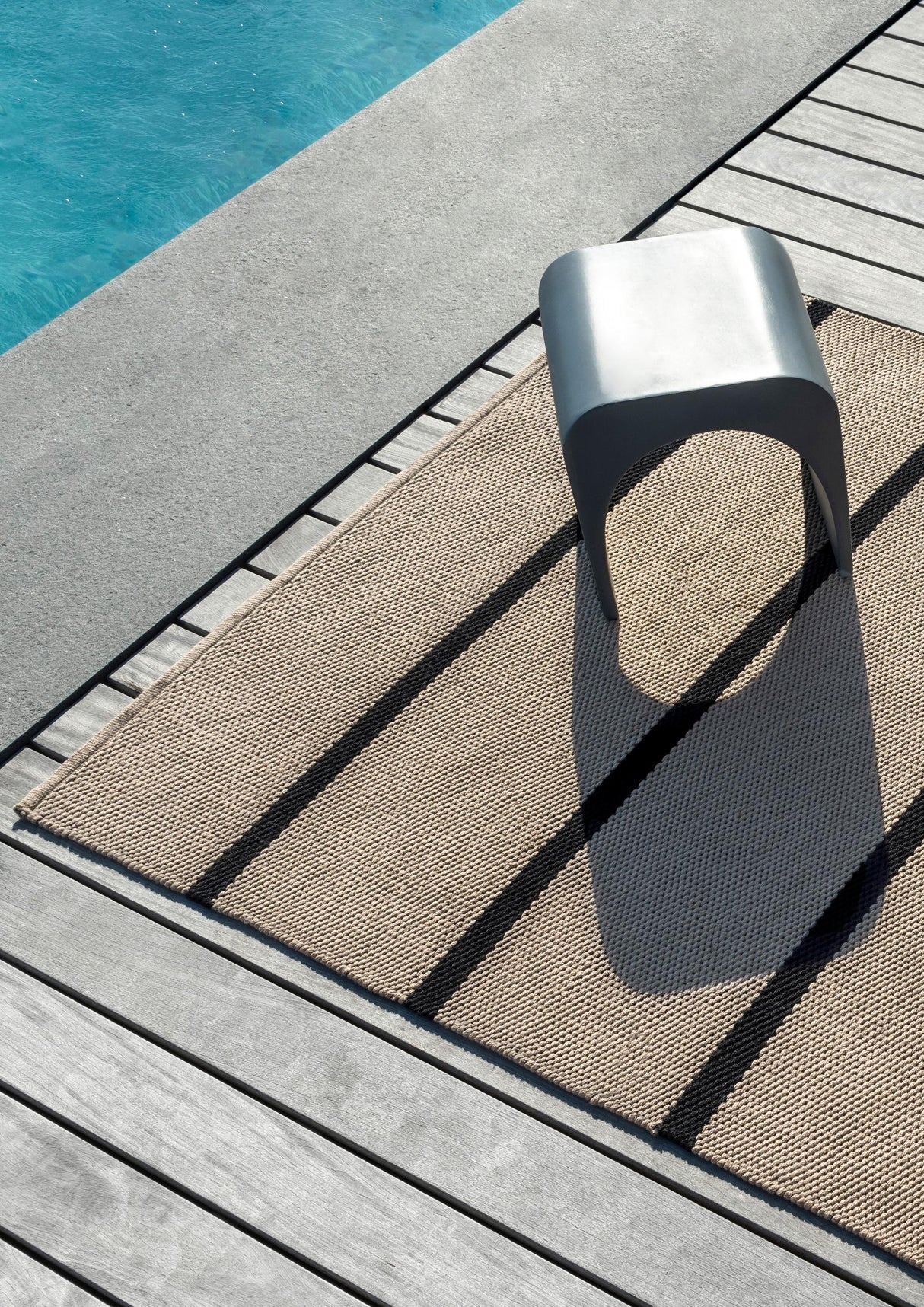 Brink & Campman Deck Charcoal Black 6'7 x 9'2 Rug