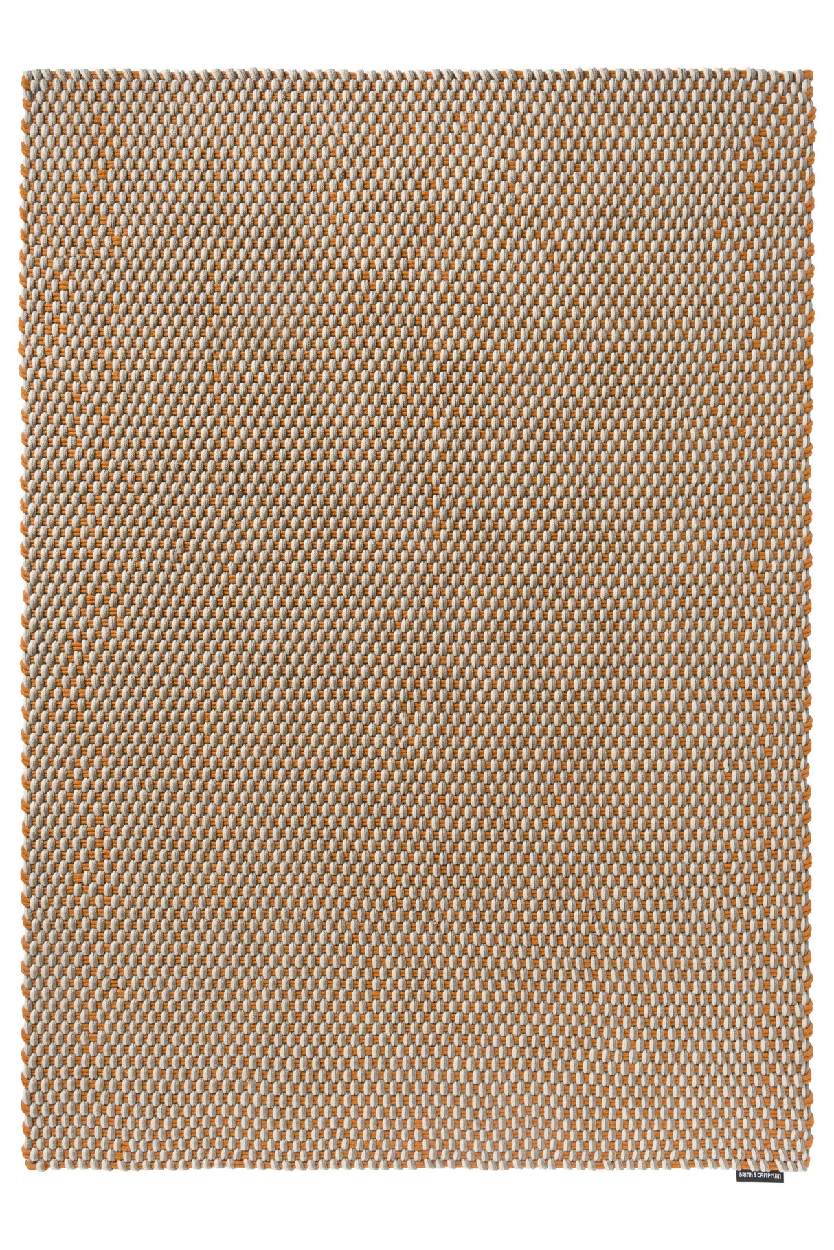 Brink & Campman Lace Tri-colore White/Sand/Mango 6'7 x 9'2 Rug