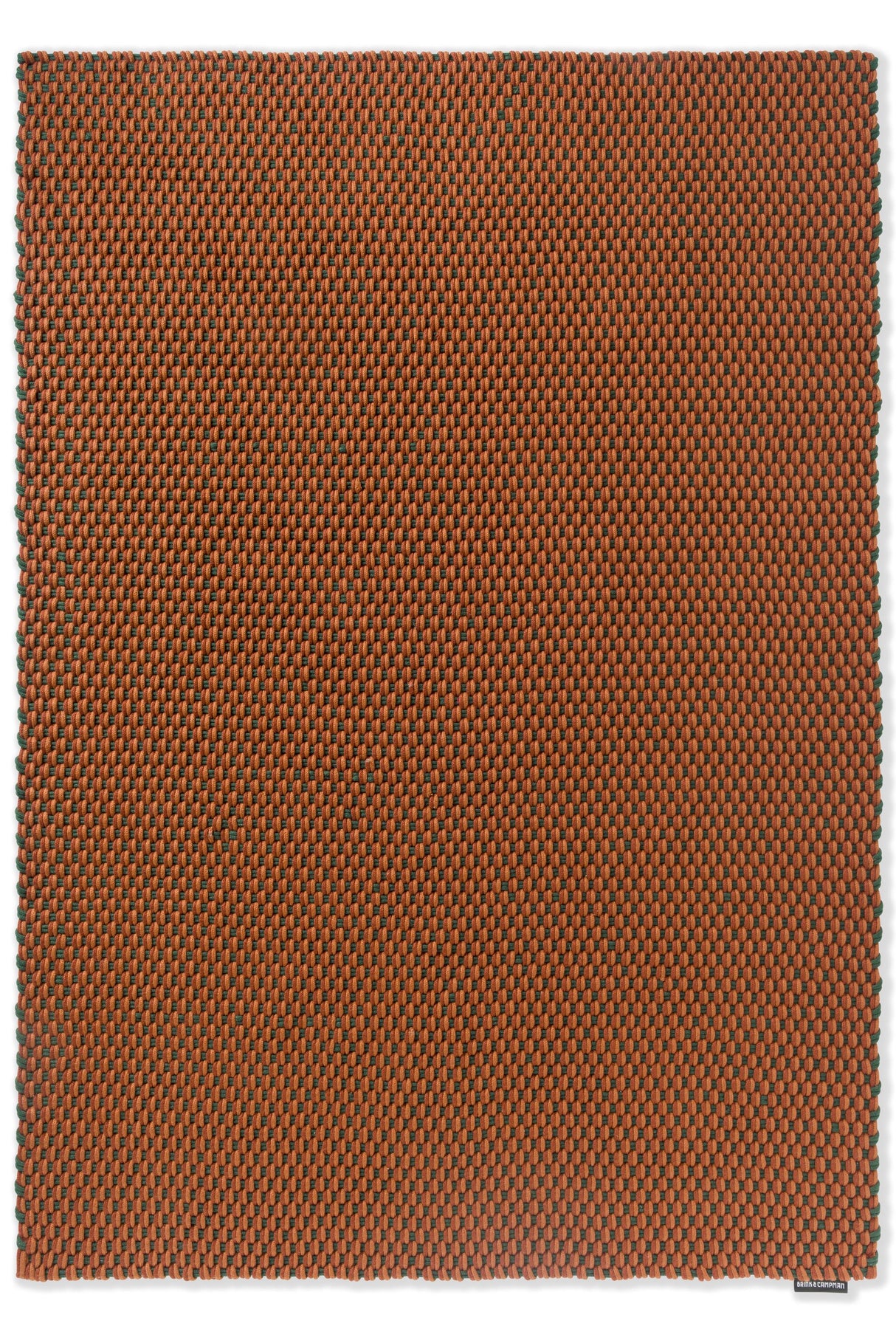 Brink & Campman Lace Tri-colore Terra/Rust/Green 5'3 x 7'6 Rug
