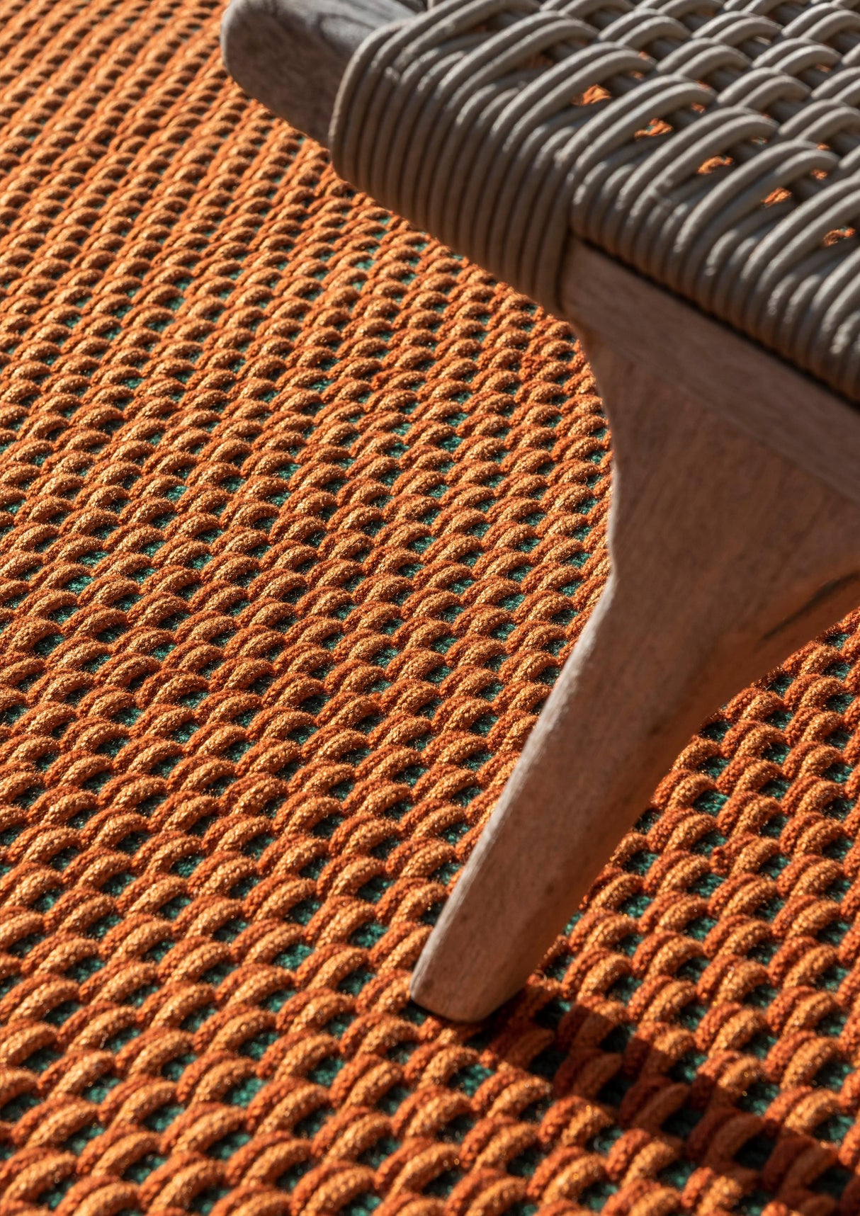 Brink & Campman Lace Tri-colore Terra/Rust/Green 8'2 x 11'6 Rug