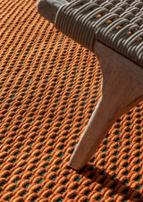 Brink & Campman Lace Tri-colore Terra/Rust/Green 6'7 x 9'2 Rug