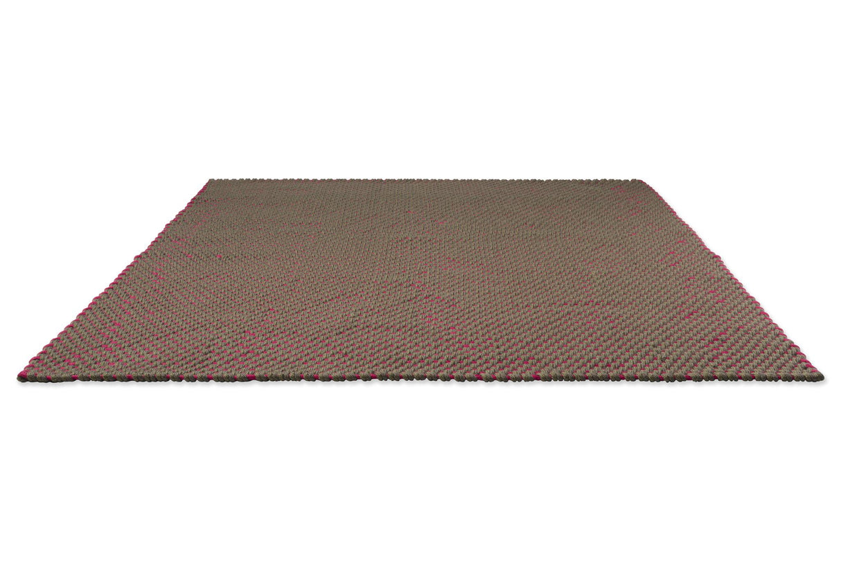 Brink & Campman Lace Tri-colore Thyme/Grey/Pink 4'7 x 6'7 Rug
