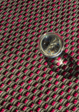 Brink & Campman Lace Tri-colore Thyme/Grey/Pink 4'7 x 6'7 Rug