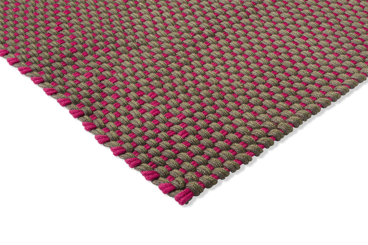 Brink & Campman Lace Tri-colore Thyme/Grey/Pink 5'3 x 7'6 Rug