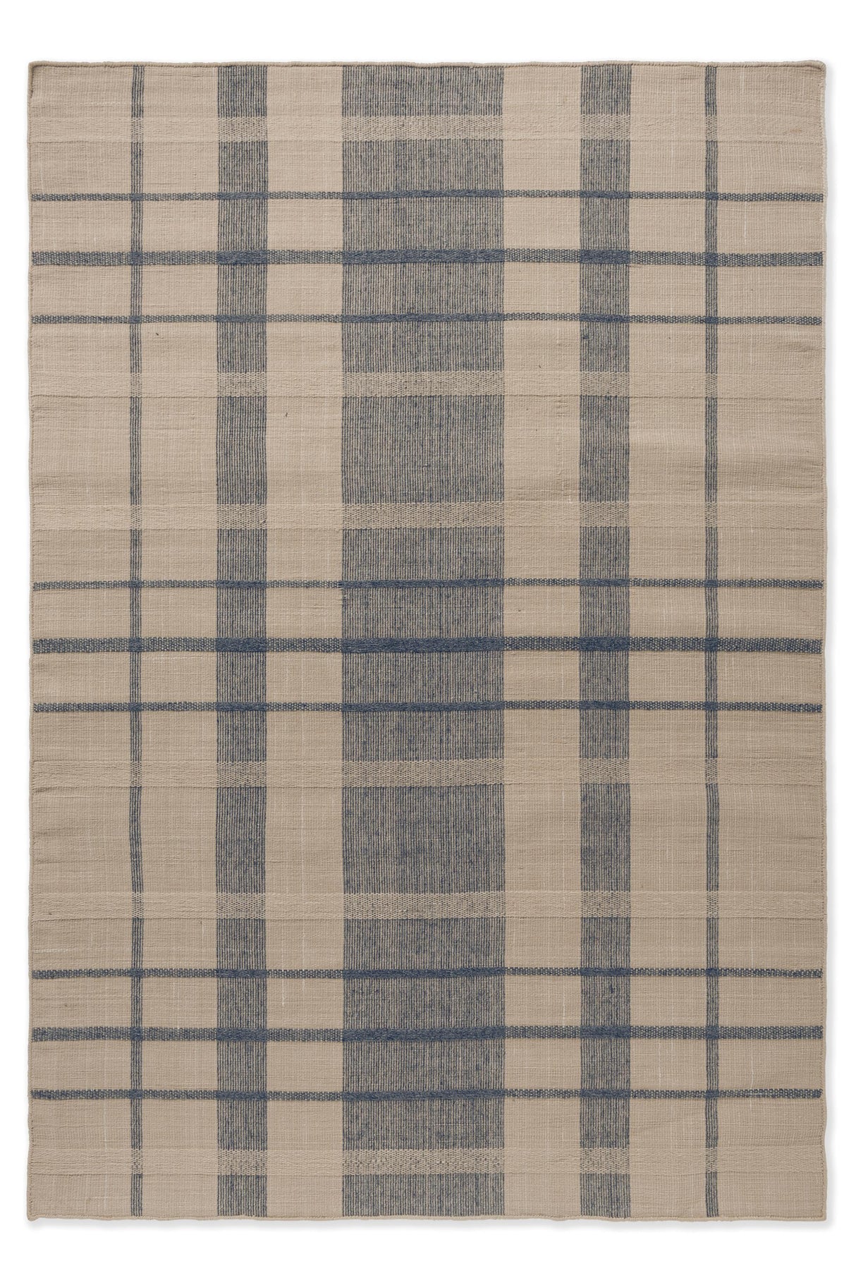 Brink & Campman Zona Denim Check 4'7 x 6'7 Rug
