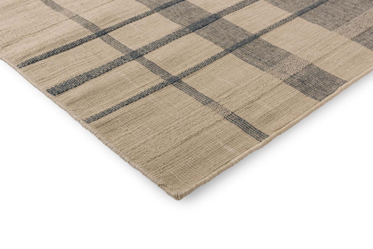 Brink & Campman Zona Denim Check 4'7 x 6'7 Rug