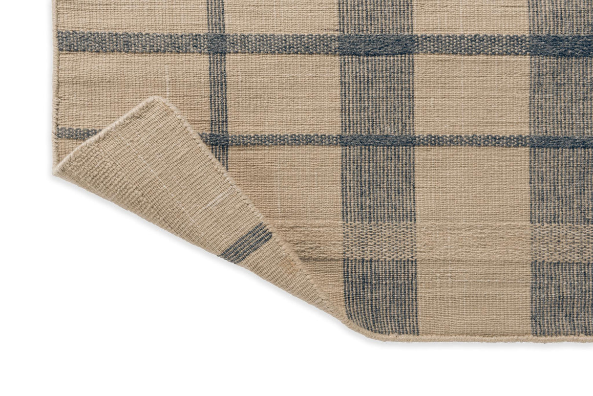 Brink & Campman Zona Denim Check 4'7 x 6'7 Rug