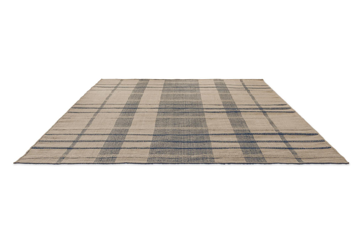 Brink & Campman Zona Denim Check 4'7 x 6'7 Rug