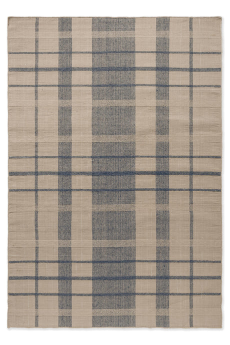 Brink & Campman Zona Denim Check 5'3 x 7'6 Rug