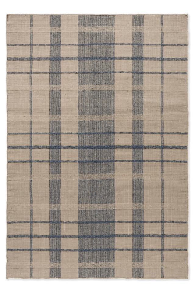 Brink & Campman Zona Denim Check 5'3 x 7'6 Rug