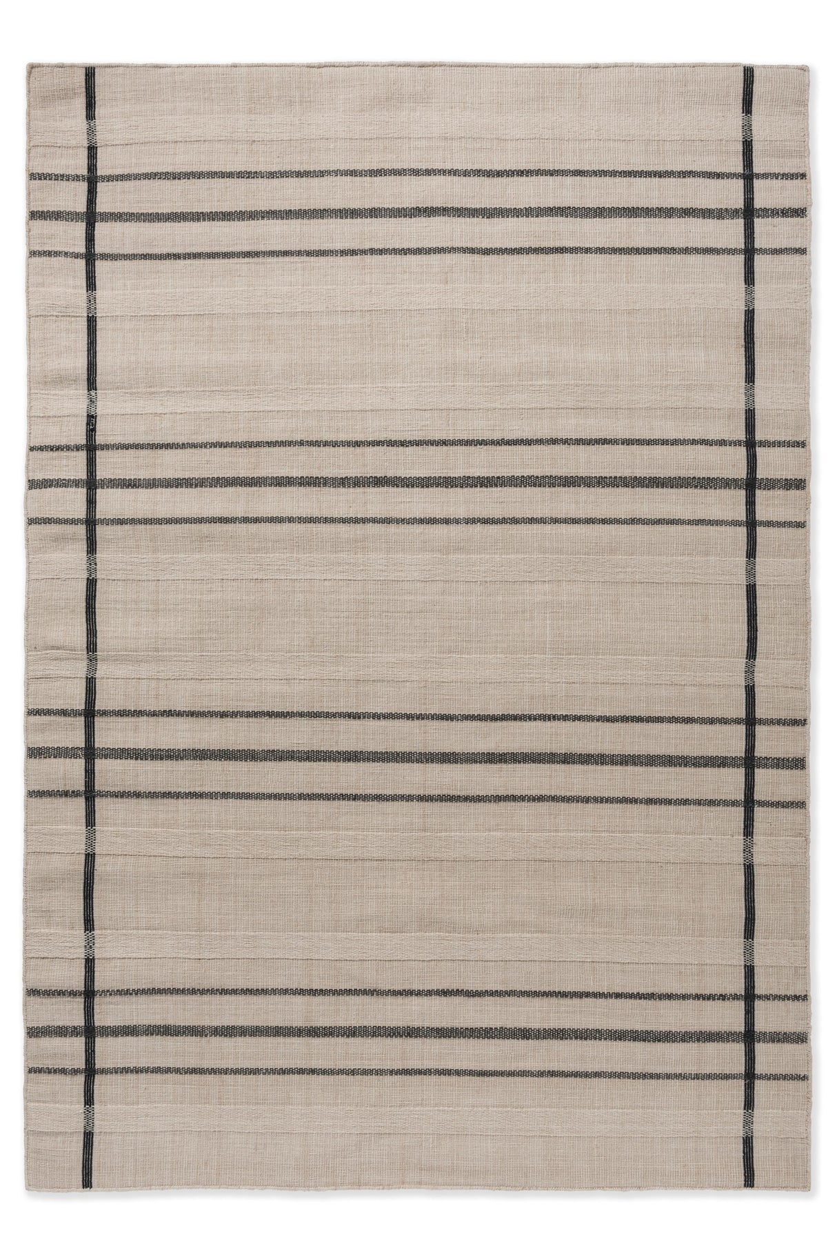 Brink & Campman Zona Charcoal Line 5'3 x 7'6 Rug