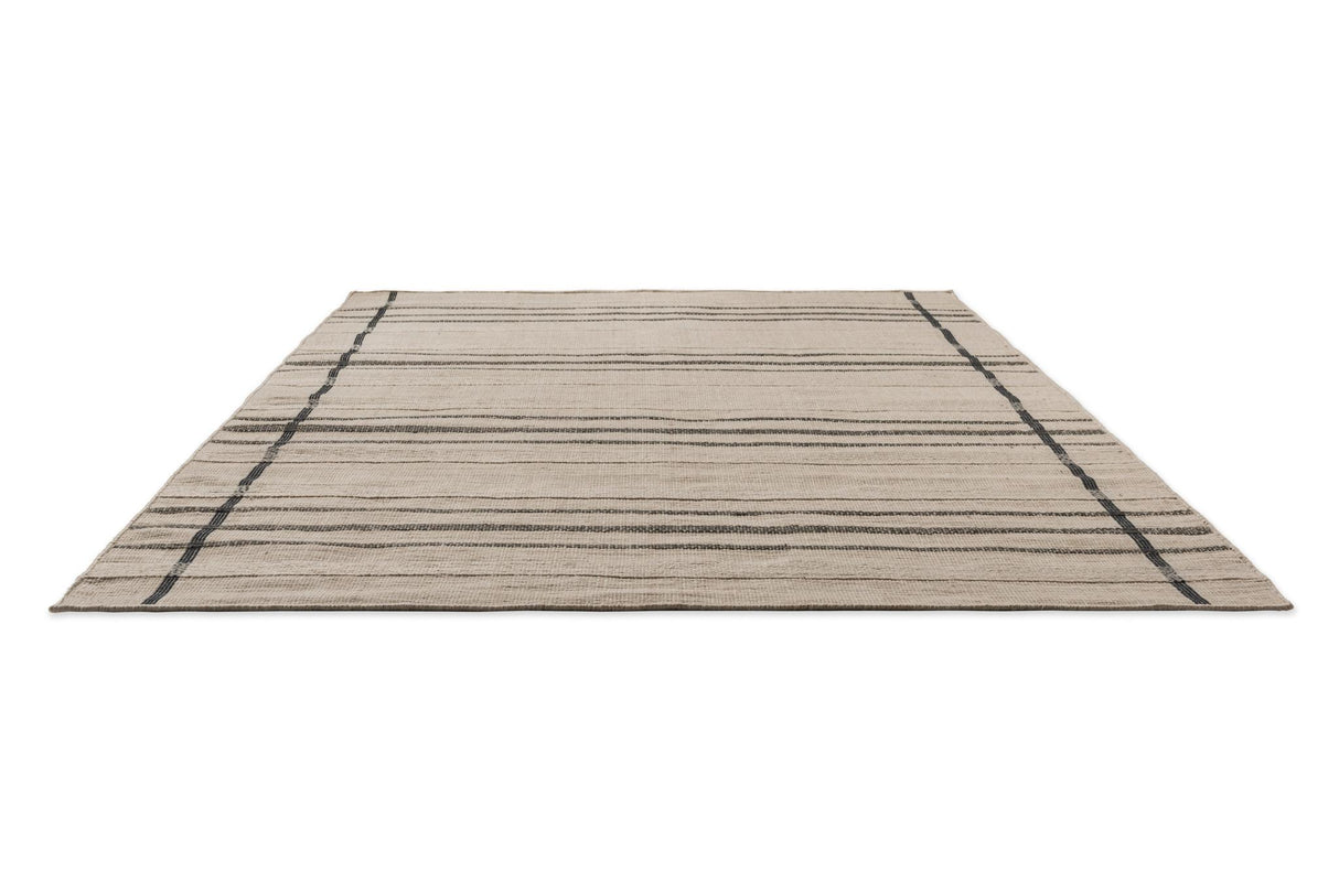 Brink & Campman Zona Charcoal Line 5'3 x 7'6 Rug