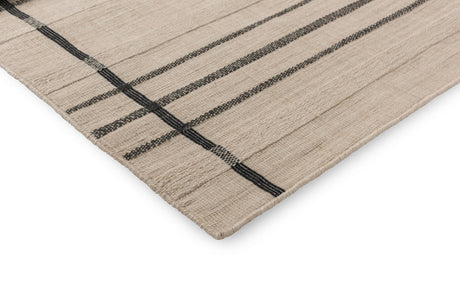 Brink & Campman Zona Charcoal Line 5'3 x 7'6 Rug